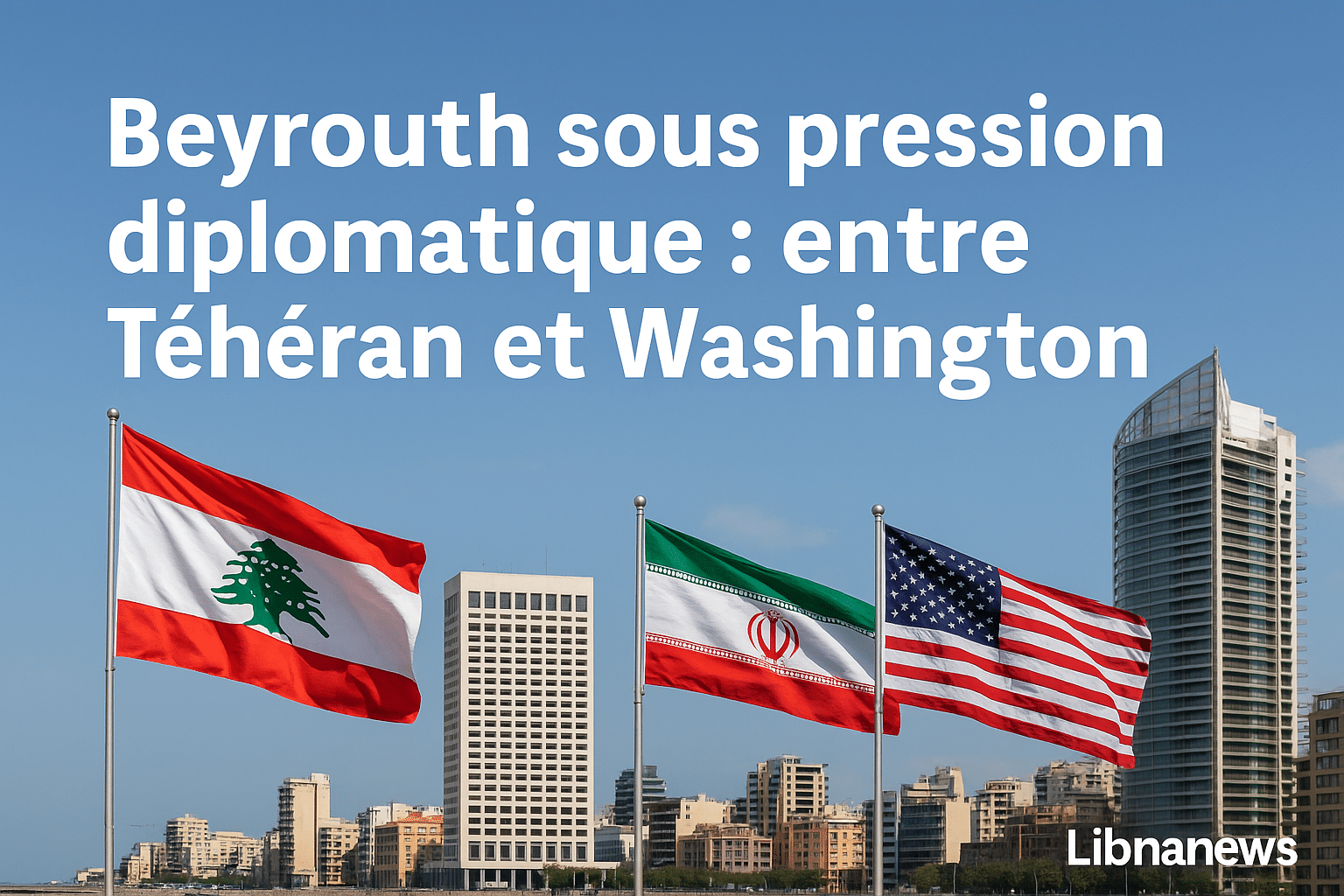 Beyrouth entre deux feux : tensions diplomatiques entre Iran et États-Unis sur fond de souveraineté nationale