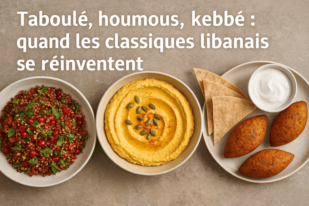 Taboulé, houmous et kebbé : quand les classiques libanais se réinventent