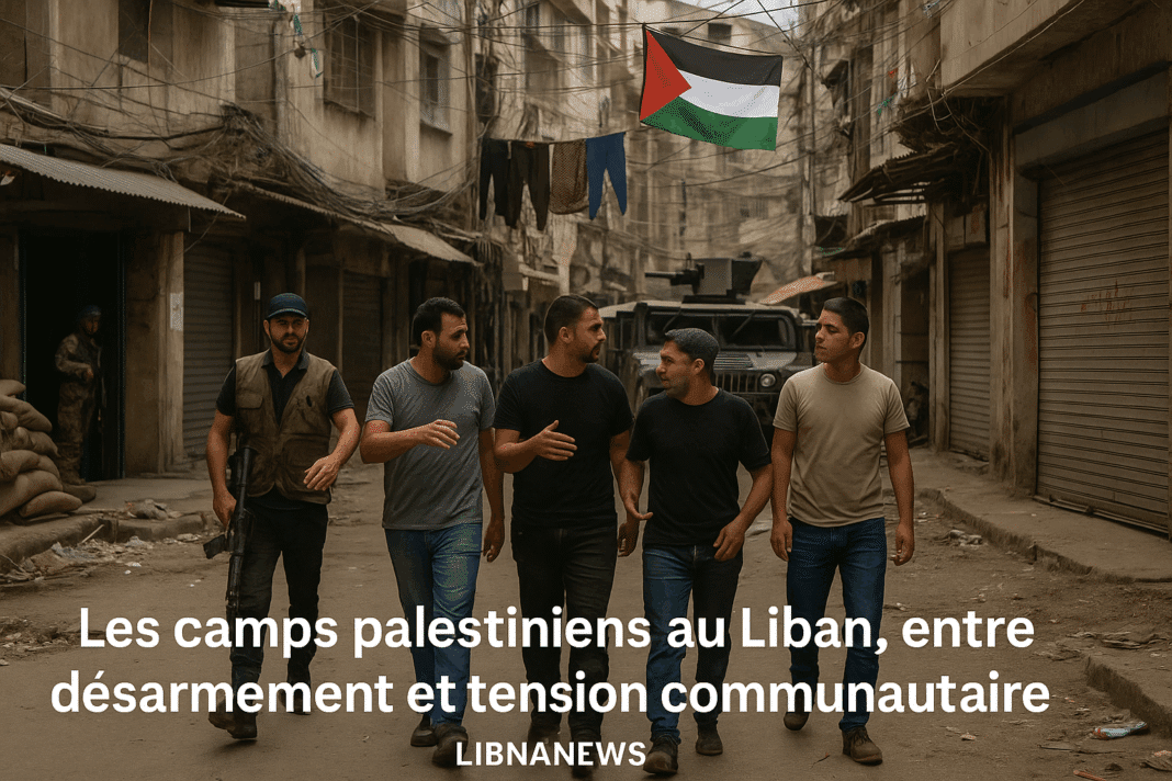 Les camps palestiniens au Liban, entre désarmement et tension communautaire