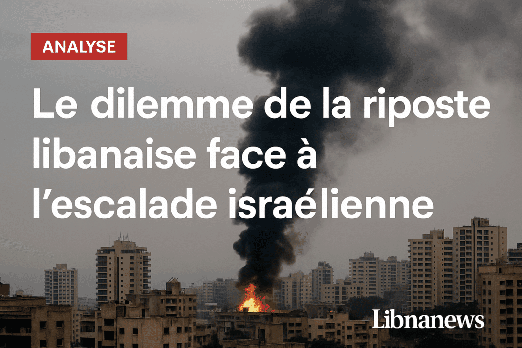 Le dilemme de la riposte libanaise face à l’escalade israélienne 