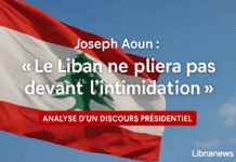 Joseph Aoun : « Le Liban ne pliera pas devant l’intimidation »