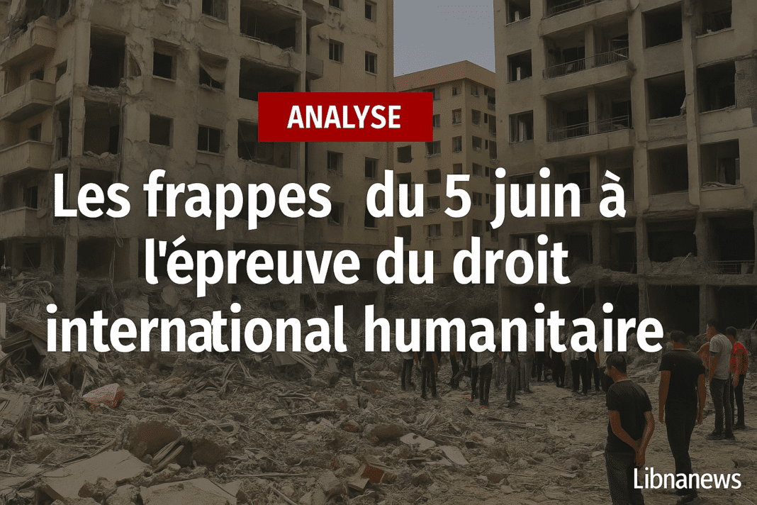 Les frappes du 5 juin à l’épreuve du droit international humanitaire