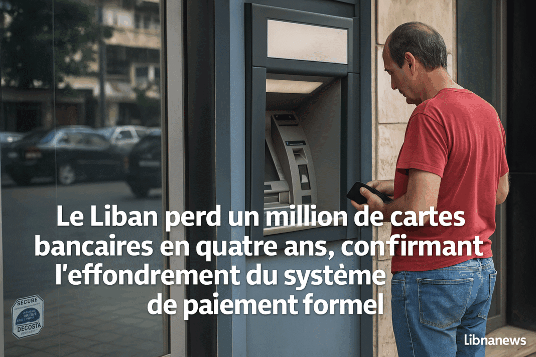 Le Liban perd un million de cartes bancaires en quatre ans, signe d’une débancarisation accélérée