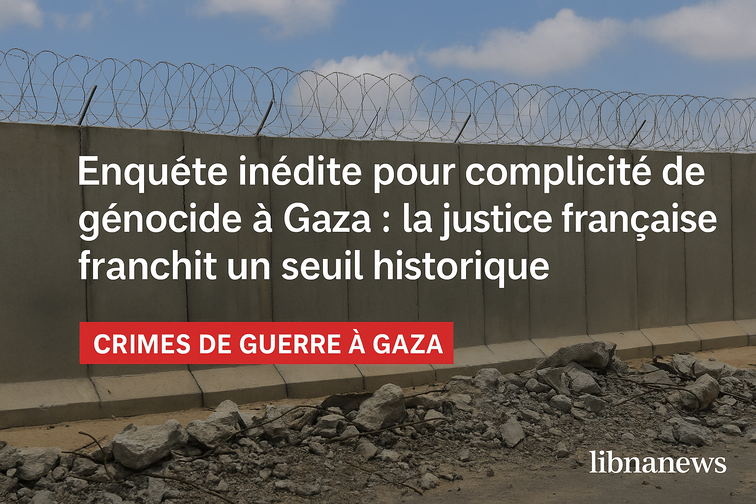 Enquête inédite pour complicité de génocide à Gaza : la justice française franchit un seuil historique