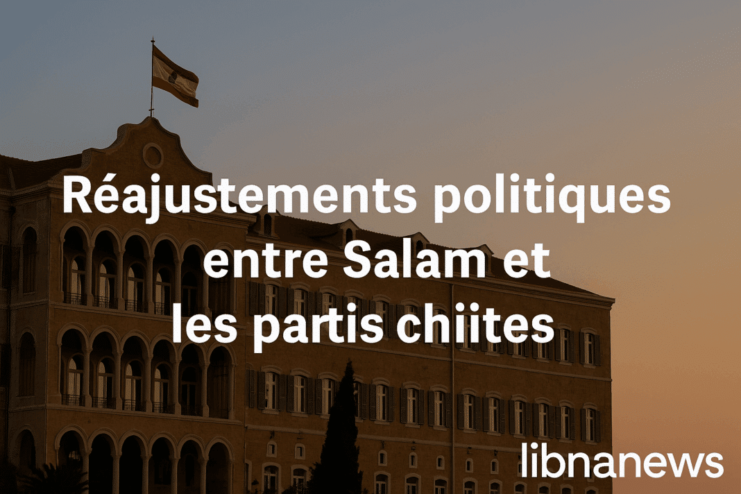 Nawaf Salam et les partis chiites : les dessous d’un virage stratégique au sommet de l’État