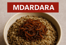 Mdardara, le plat réconfortant des montagnes libanaises, où lentilles et riz deviennent un hymne à la simplicité.