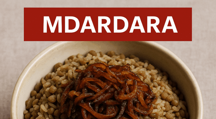 Mdardara, le plat réconfortant des montagnes libanaises, où lentilles et riz deviennent un hymne à la simplicité.