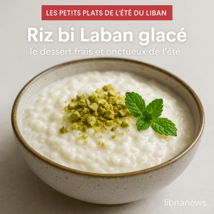 Riz bi Laban glacé : le dessert frais et onctueux de l’été