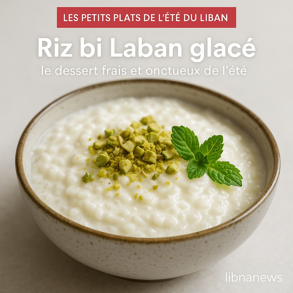 Riz bi Laban glacé : le dessert frais et onctueux de l’été