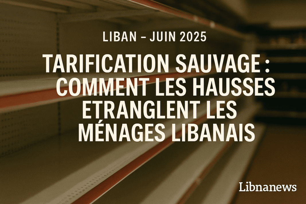 Tarification sauvage : comment les hausses de prix étranglent les ménages libanais