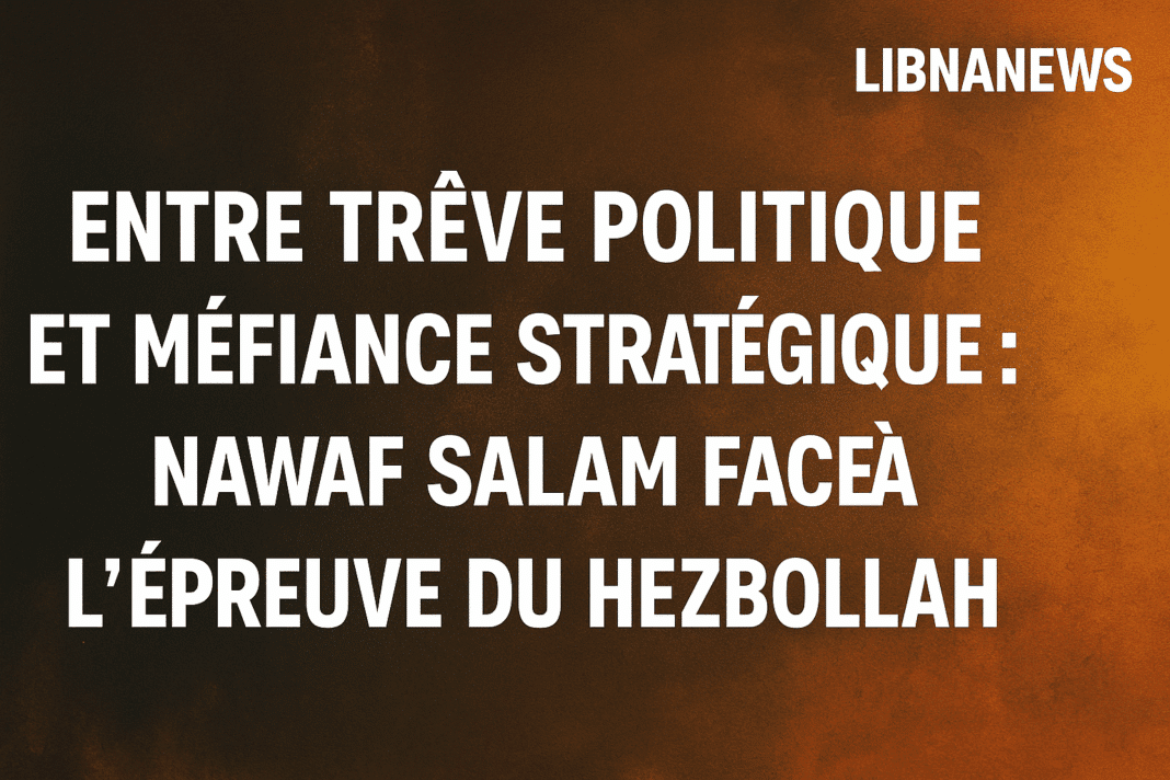 Entre trêve politique et méfiance stratégique : Nawaf Salam face à l’épreuve du Hezbollah