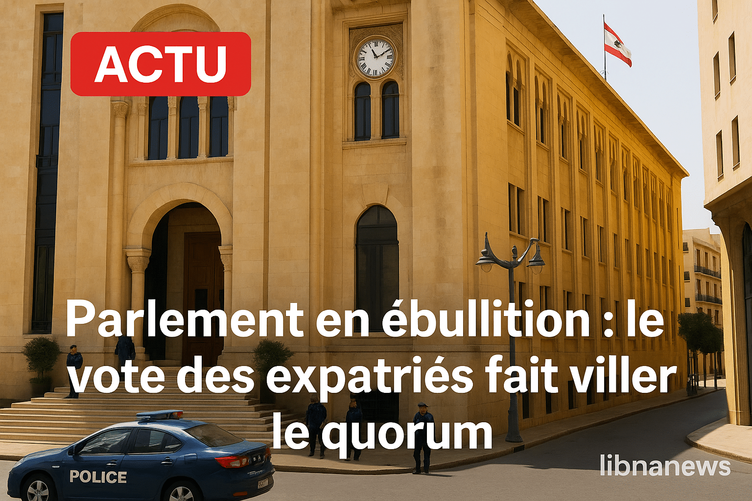 Quorum sous pression : 42 députés claquent la porte pour six sièges