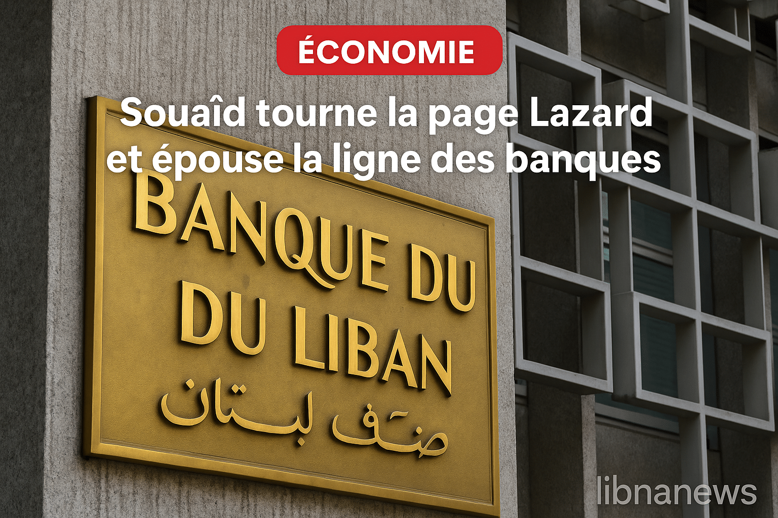 Souaïd tourne la page Lazard et épouse la ligne des banques
