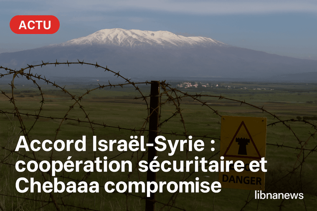 Rapprochement israélo-syrien : vers une redéfinition stratégique au détriment du Liban