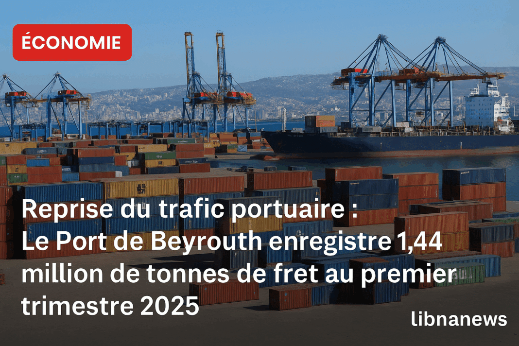 Reprise du trafic portuaire : Le Port de Beyrouth enregistre 1,44 million de tonnes de fret au premier trimestre 2025