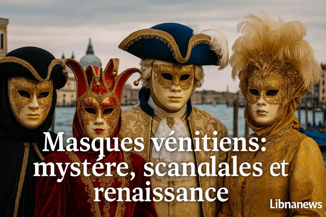 Masques vénitiens : l’art du mystère, du scandale et de la transgression