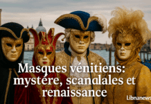 Masques vénitiens : l’art du mystère, du scandale et de la transgression