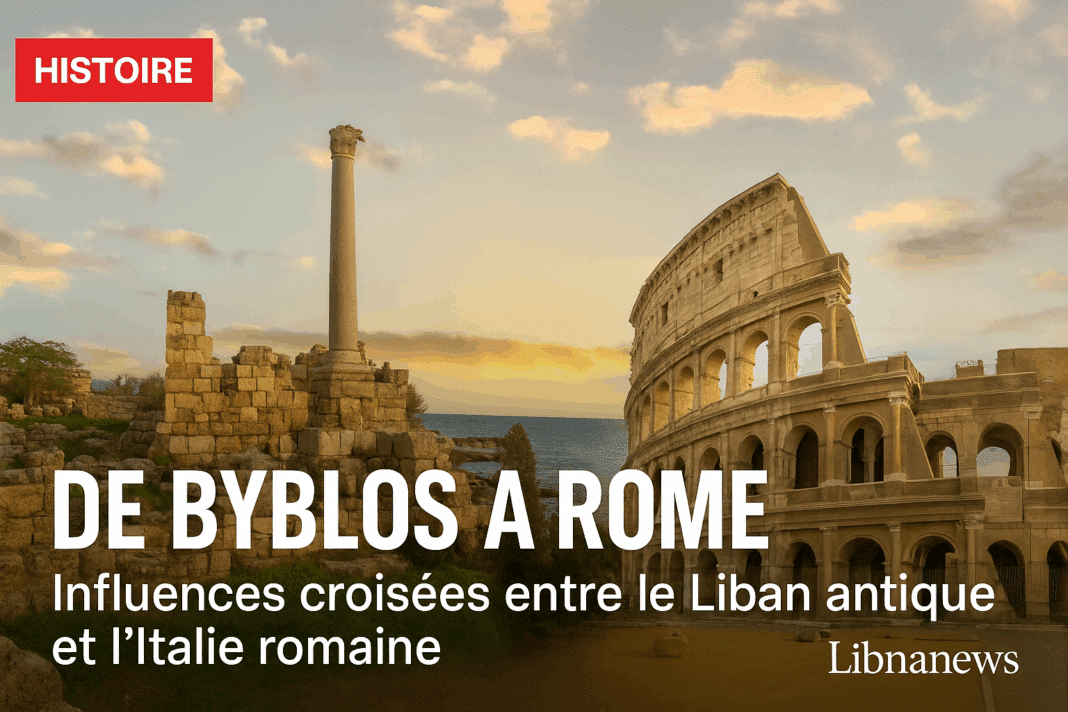 De Byblos à Rome : influences croisées entre le Liban antique et l’Italie romaine