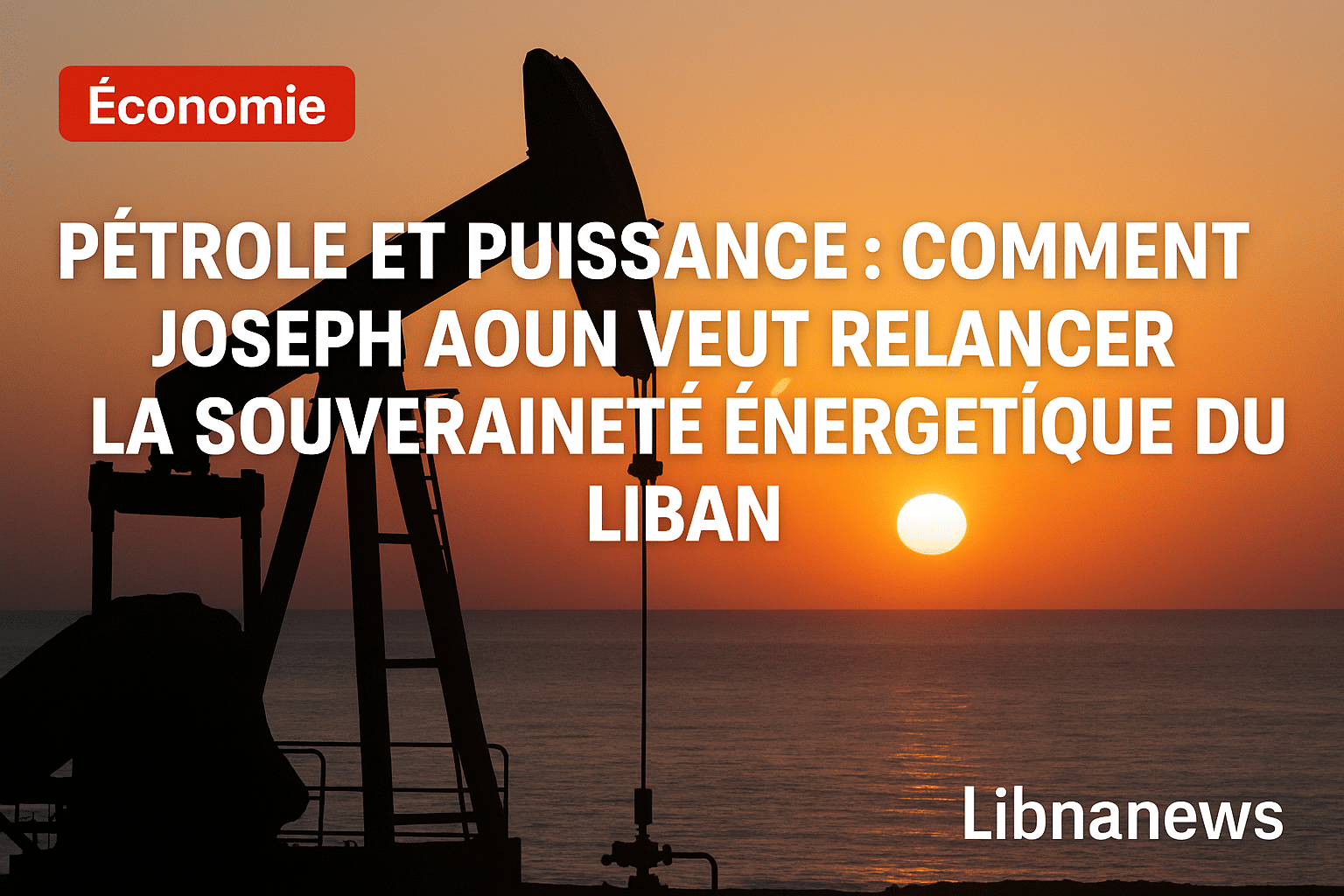 Pétrole et puissance : comment Joseph Aoun veut relancer la souveraineté énergétique du Liban Pétrole et puissance : comment Joseph Aoun veut relancer la souveraineté énergétique du Liban