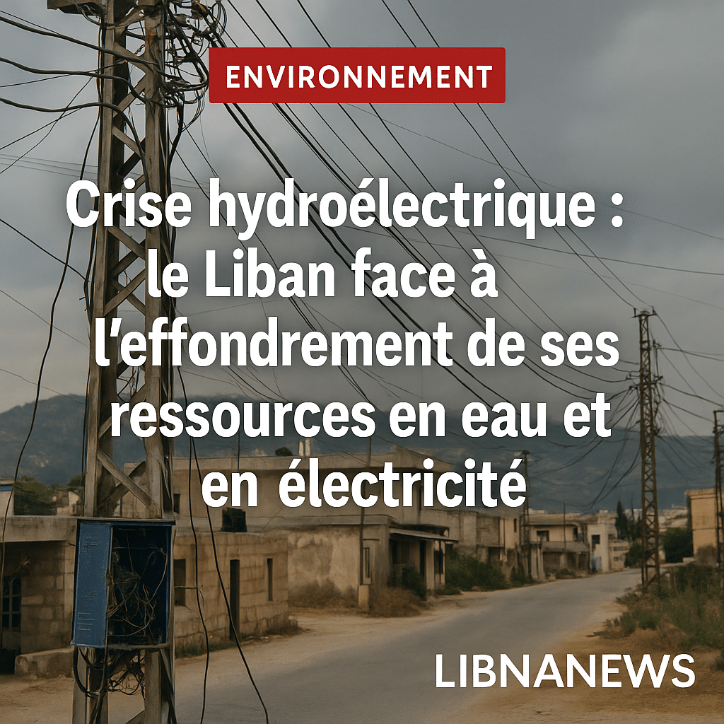Crise hydroélectrique : le Liban face à l’effondrement de ses ressources en eau et en électricité Crise hydroélectrique : le Liban face à l’effondrement de ses ressources en eau et en électricité