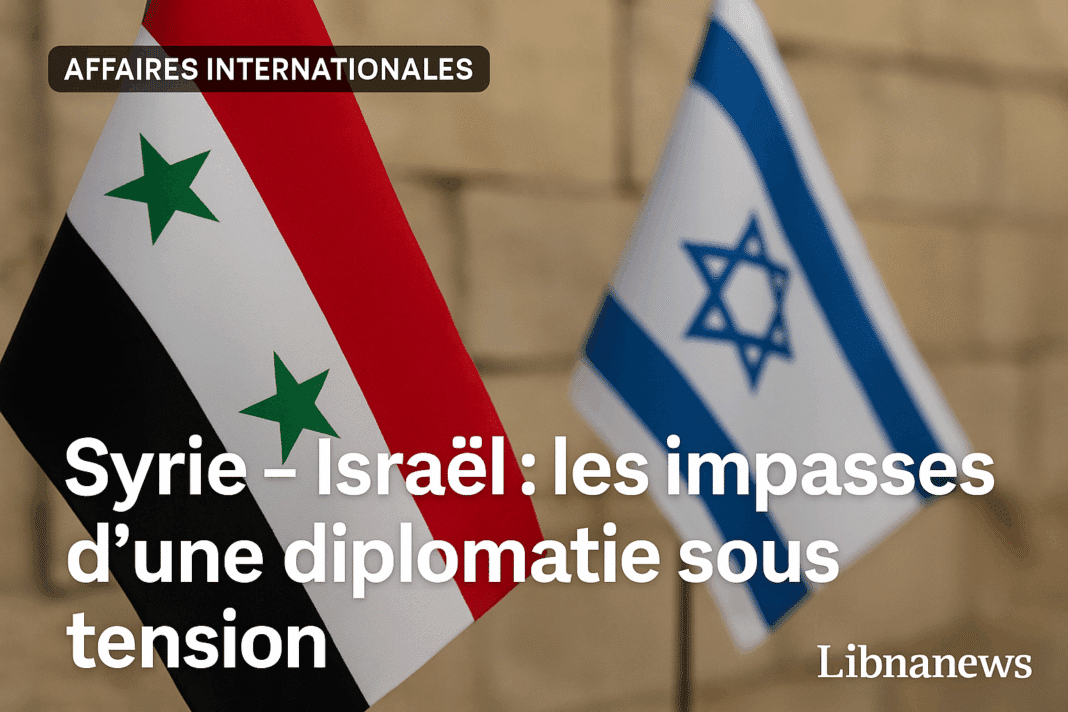 Syrie – Israël : les impasses d’une diplomatie sous tension