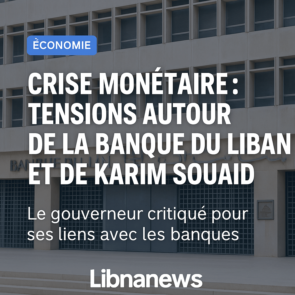 Crise monétaire : tensions autour de la Banque du Liban et du rôle de Karim Souaid Crise monétaire : tensions autour de la Banque du Liban et du rôle de Karim Souaid