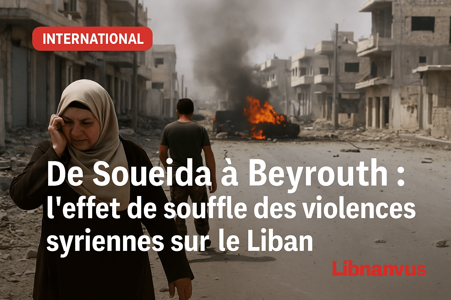 De Soueida à Beyrouth : l&rsquo;effet de souffle des violences syriennes sur le Liban