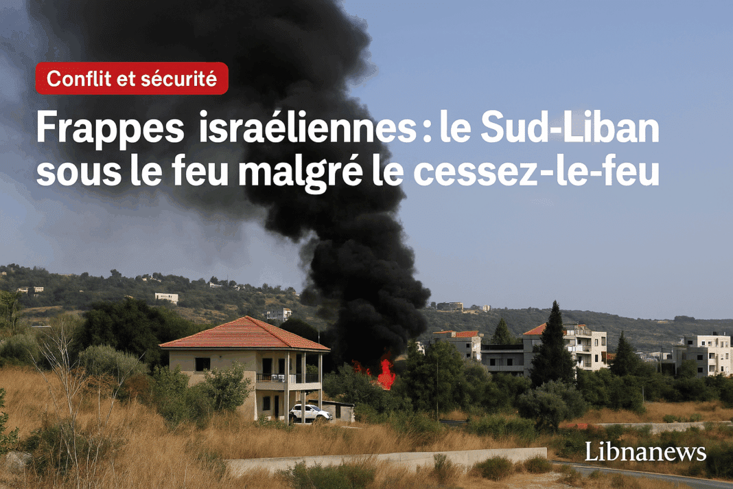 Sud-Liban : le cessez-le-feu encore une fois fragilisé par une série de frappes israéliennes meurtrières