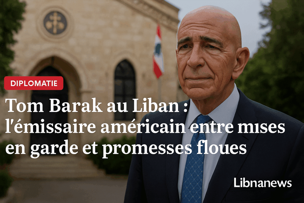 Tom Barak au Liban : l’émissaire américain entre mises en garde et promesses floues