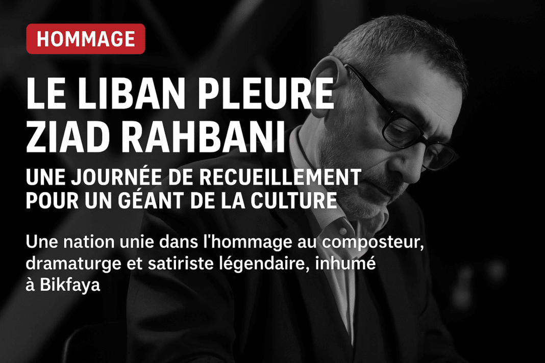 Le Liban pleure Ziad Rahbani : une journée de recueillement pour un géant de la culture