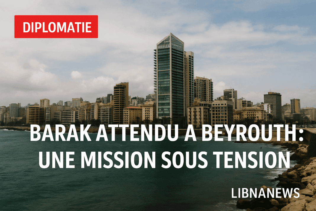 Feuille sous pression : la mission Barak face à l&rsquo;impasse libanaise