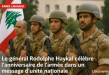 Le général Rodolphe Haykal célèbre l’anniversaire de l’armée dans un message d’unité nationale