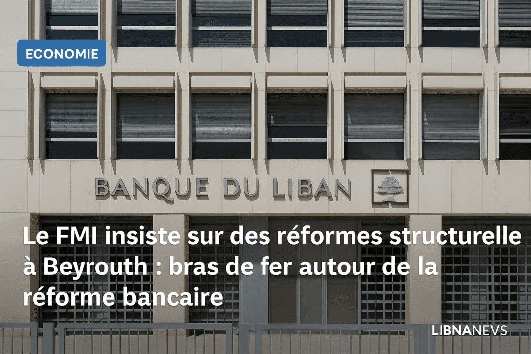 Le FMI insiste sur des réformes structurelles à Beyrouth : bras de fer autour de la réforme bancaire