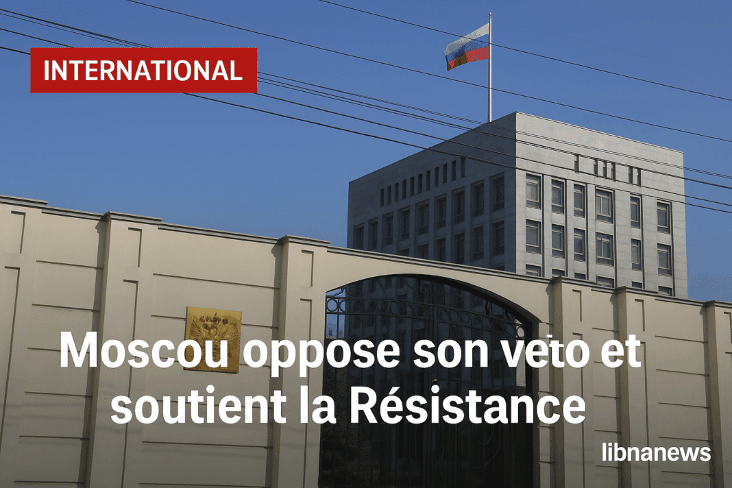 Résolution bloquée : Moscou oppose son veto et affiche son soutien à la Résistance