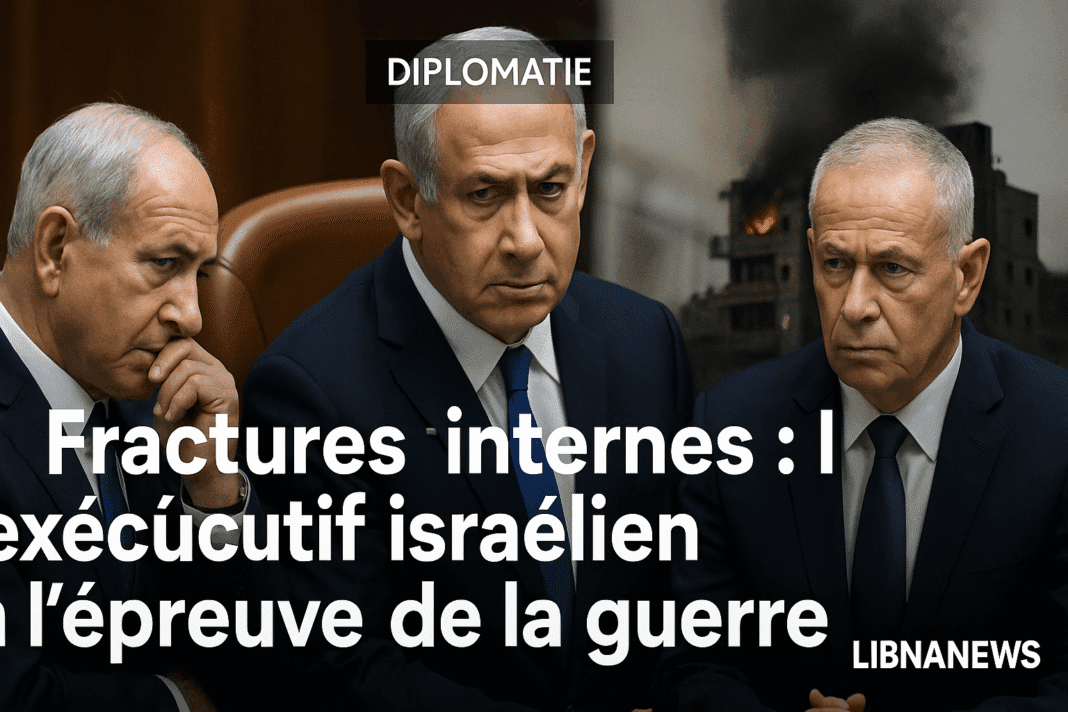 Fractures internes : l’exécutif israélien à l’épreuve de la guerre