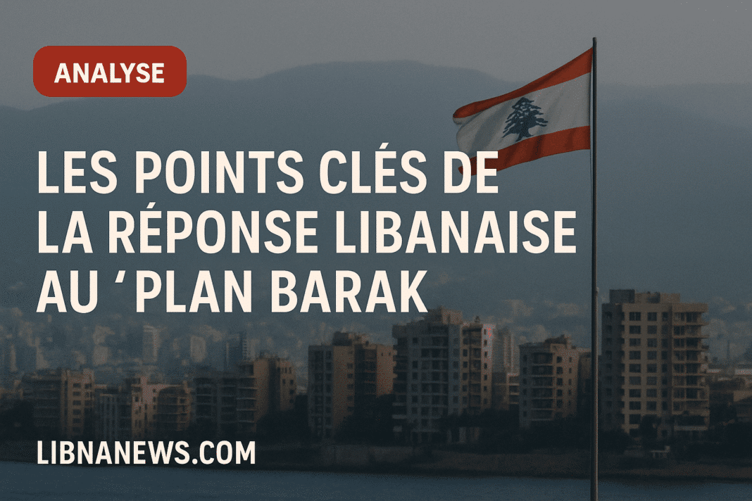 Plan Barak : une réponse libanaise sous pression