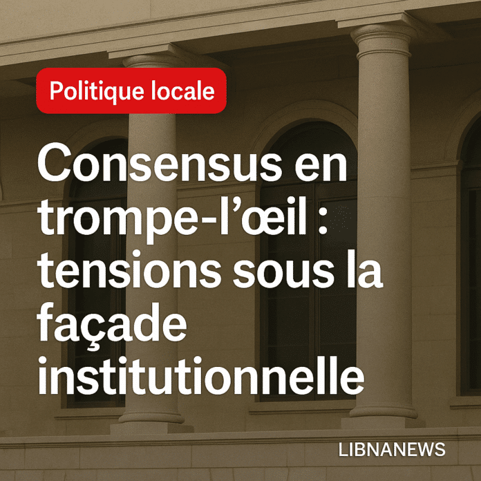 Consensus en trompe-l&rsquo;œil : tensions sous la façade institutionnelle
