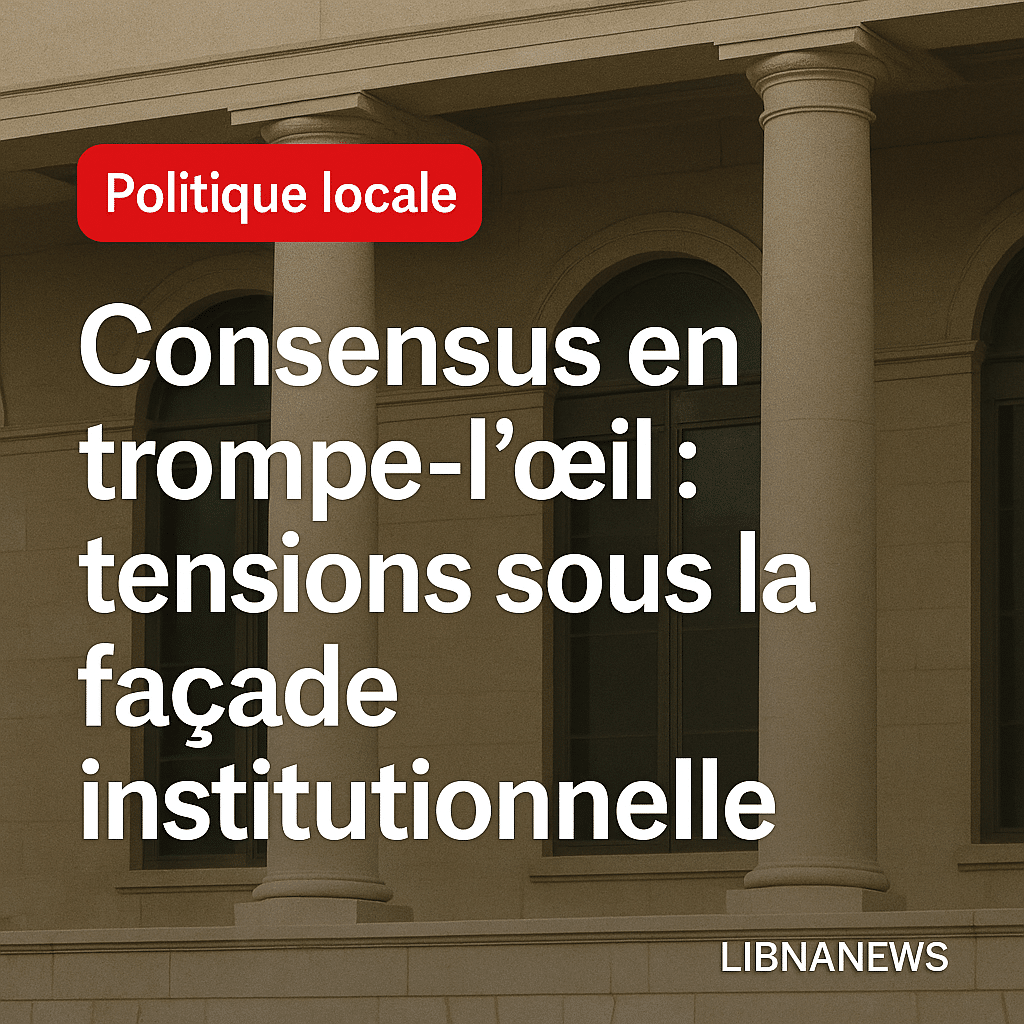 Consensus en trompe-l&rsquo;œil : tensions sous la façade institutionnelle
