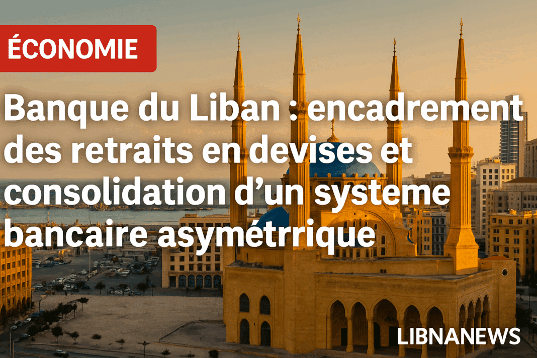 Banque du Liban : encadrement des retraits en devises et consolidation d’un système bancaire asymétrique
