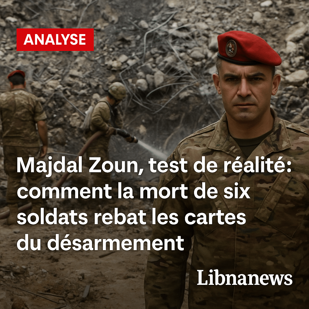 Majdal Zoun, test de réalité : comment la mort de six soldats rebat les cartes du désarmement
