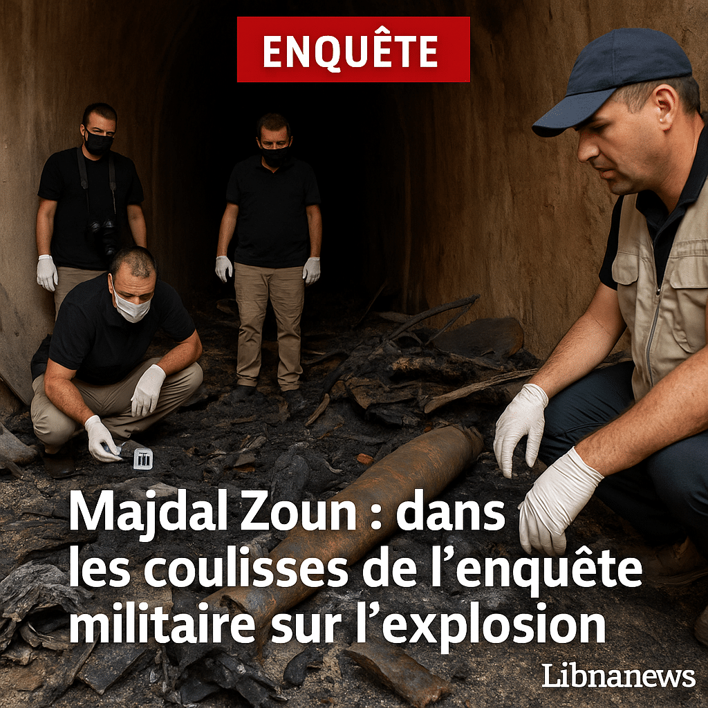 Dans les coulisses de l’enquête militaire sur l’explosion de Majdal Zoun