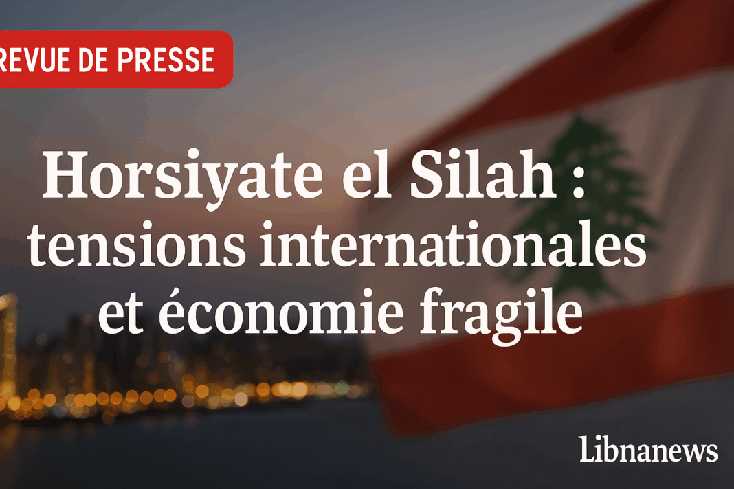 Revue de presse du 12/08/25: bras de fer autour de la « Horsiyate el Silah » et crispation diplomatique