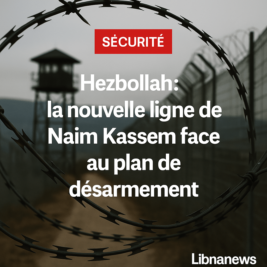 Hezbollah : la nouvelle ligne de Naim Kassem face au plan de désarmement