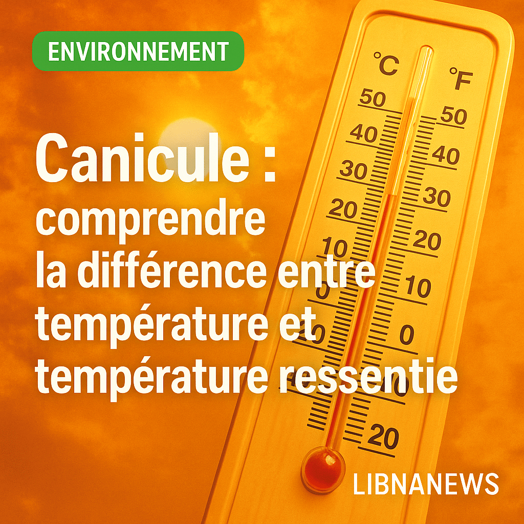 Canicule : comprendre la différence entre température et température ressentie