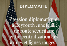 Diplomatie sous tension : feuille de route sécuritaire, lignes rouges du Hezbollah et engagements attendus d’Israël