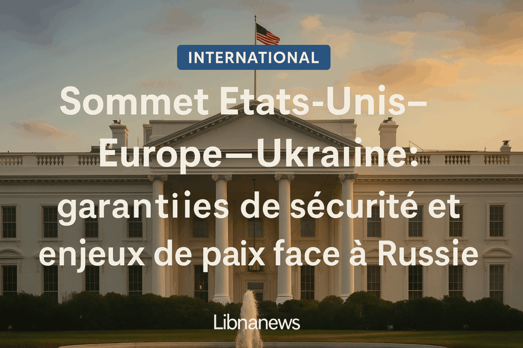 Sommet États-Unis, Europe et Ukraine : garanties de sécurité et pourparlers pour la paix