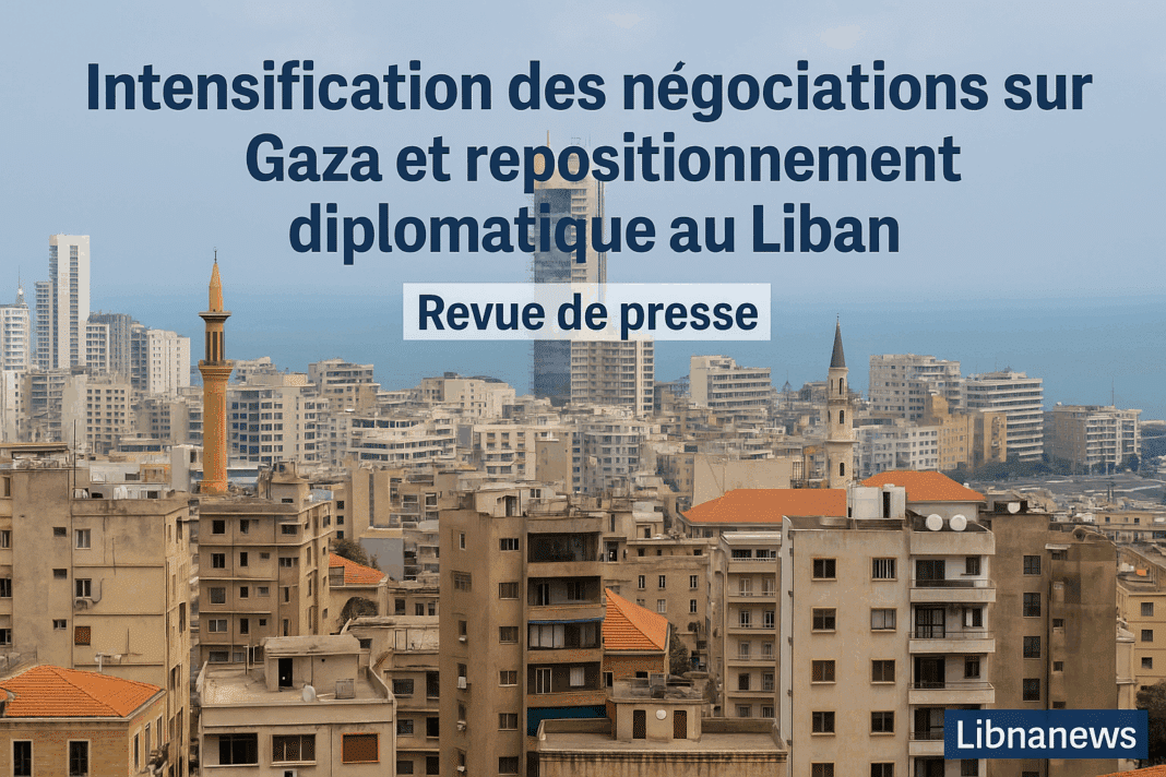 Revue de presse du 19/08/25: intensification des négociations sur Gaza et repositionnement diplomatique au Liban