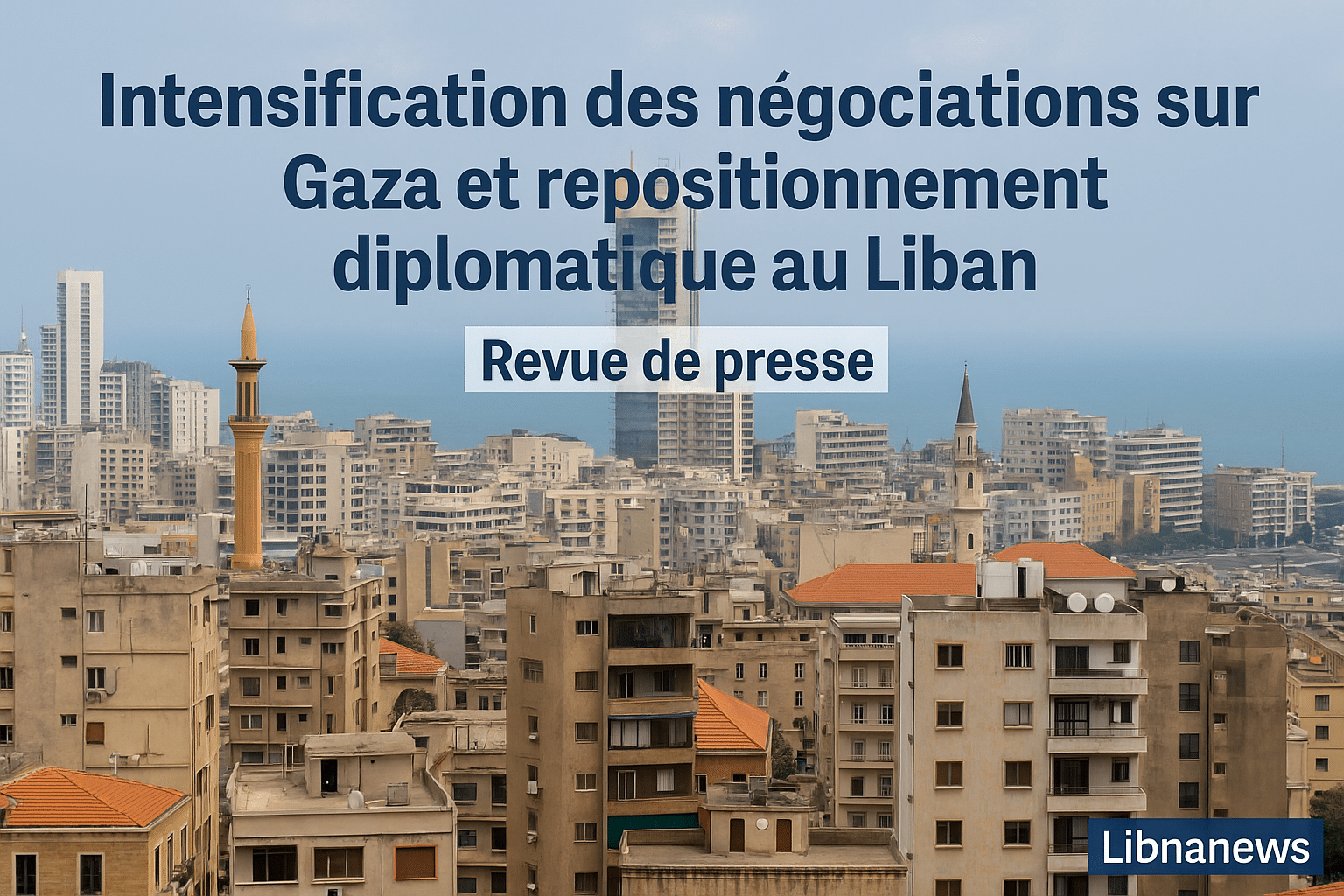 Revue de presse du 19/08/25: intensification des négociations sur Gaza et repositionnement diplomatique au Liban