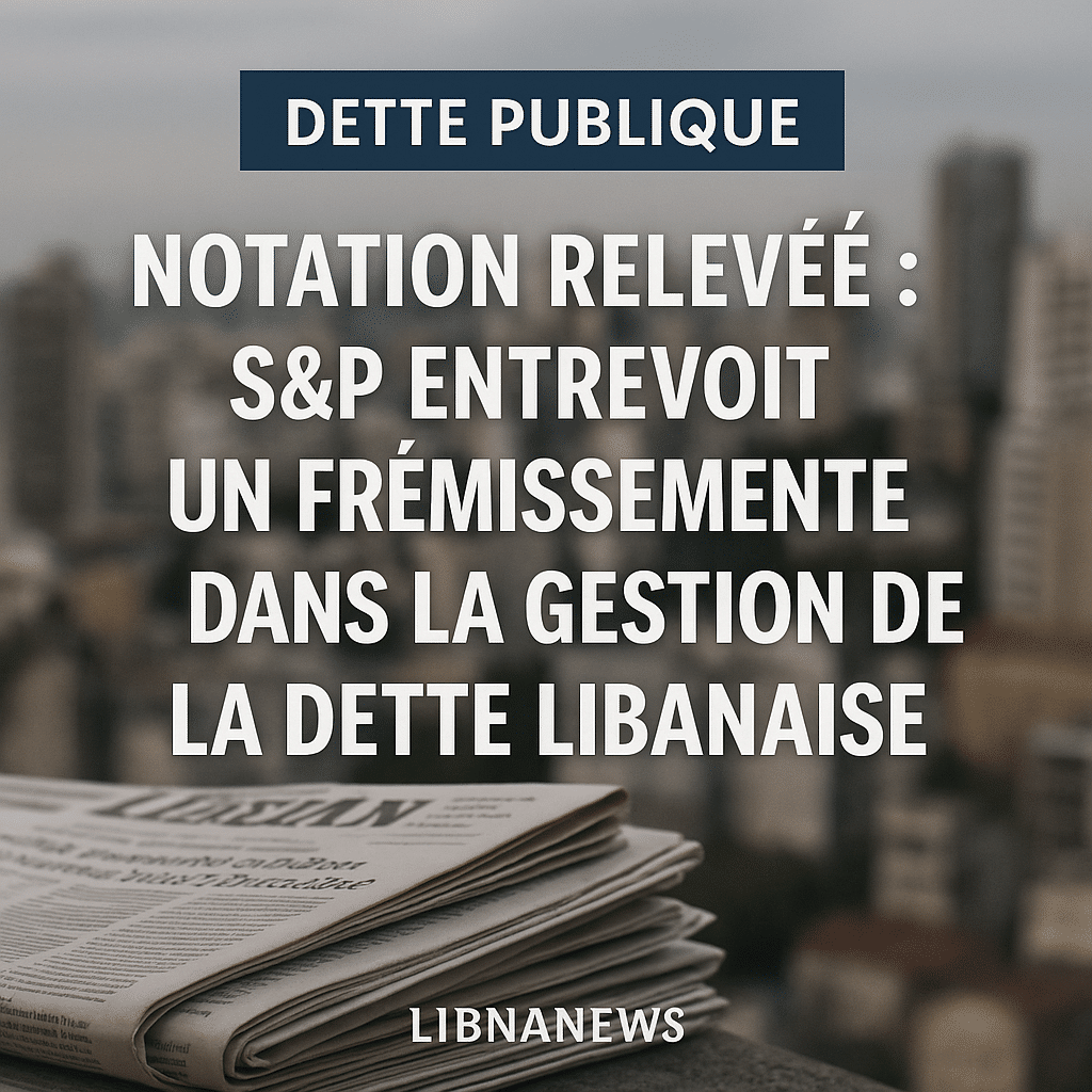 S&P entrevoit un frémissement dans la gestion de la dette libanaise