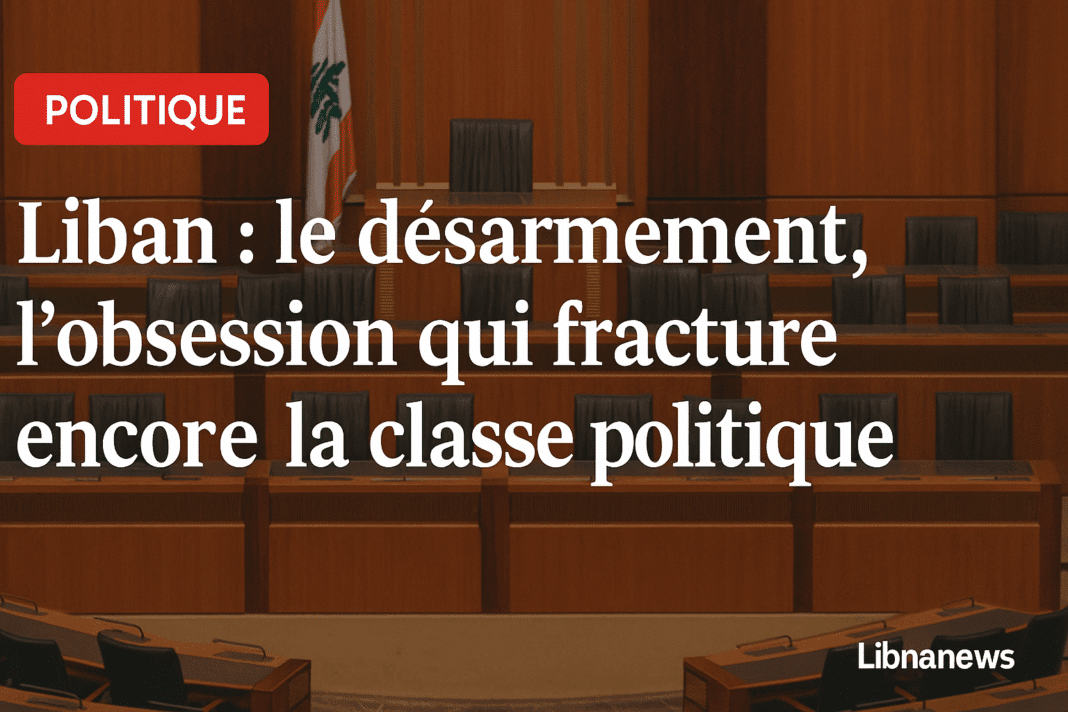 Liban : le désarmement, l’obsession qui fracture encore la classe politique